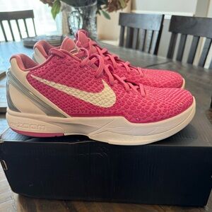 Kobe 6 ‘think pink’ mens 10.5